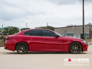 Alfa Romeo Giulia Roof Spoiler - Carbon Fiber - Feroce Carbon - Full Size - Forged Carbon